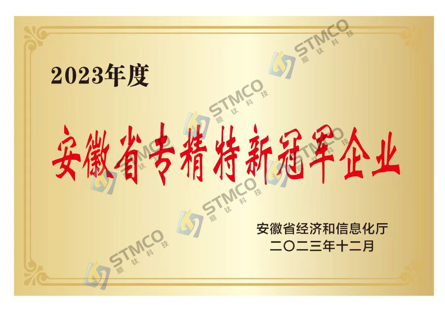 安徽省專精特新冠軍企業(yè)